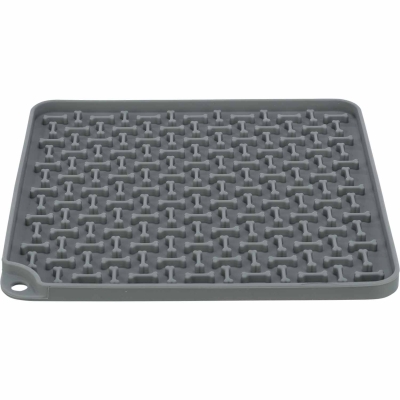Mantel Lick n Snack, silicona, 20 × 20 cm, gris os