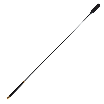 FUSTA DE DOMA CON EMPUÑADURA BLANCA REMATE METAL MONEDA 110CM