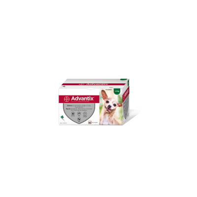 Pipetas advantix 0.4ml hasta 4 kg (OFERTA +4UND -10%)