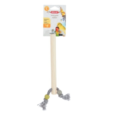 PERCHA DE MADERA CON ESPARTO L