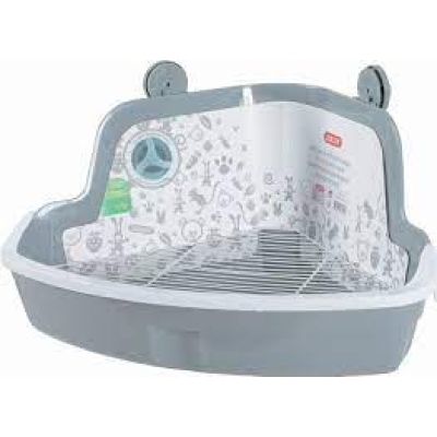 TOILETTE ANGULAR ROEDOR. GRIS L