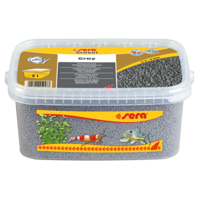 Sera Gravel Gray Ø 2 – 3 mm 3L