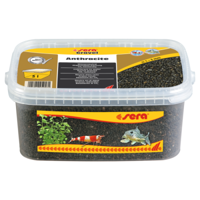 Sera Gravel Anthracite 1-3 mm 3 L