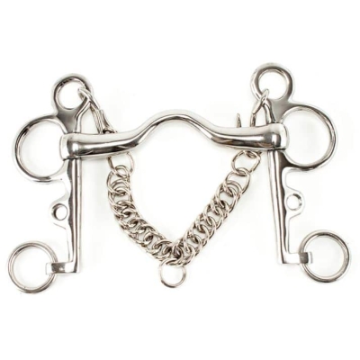Bocado Pelham Puente Inox PREMIUM 12.5CM