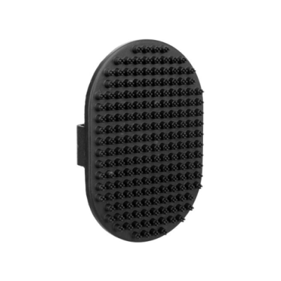 Guante masaje puntas cuadradas 9x13cm negro