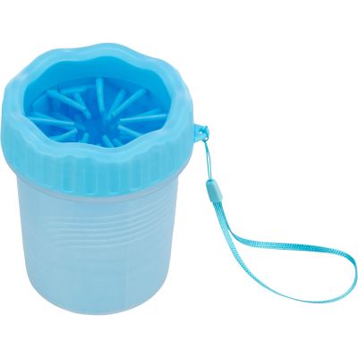 Limpiador de patas, Silicona/PP, S-M, Azul