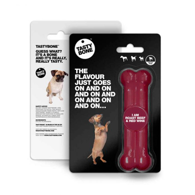 Tasty Toy/Puppy Bone Ternera Asada - Vino Tinto