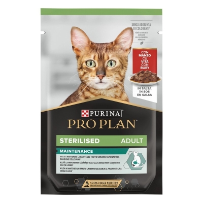 PPcat Sobre Adult Sterilised Buey 85g