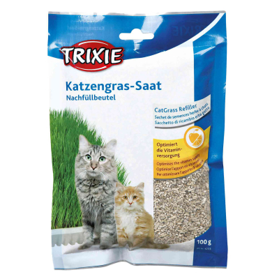 Bandeja bio hierba para gatos 100gr