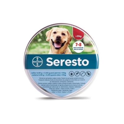 SERESTO Collar Grande Perro +8kg (70cm)