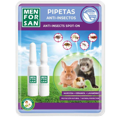 MENFORSAN PIPETAS ANTIINSECTOS ROEDORES, CONEJOS Y HURONES (1UND)