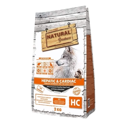 NATURAL GREATNESS Vet Diet Hepatic-Cardiac NG Dog 2 Y 6 kg