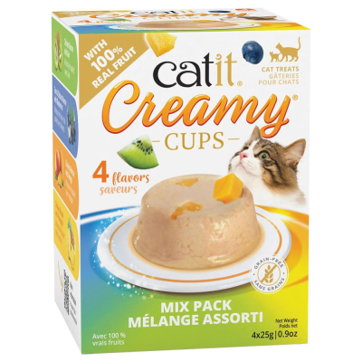 CATIT Creamy Cups Variado Pack 4x25g