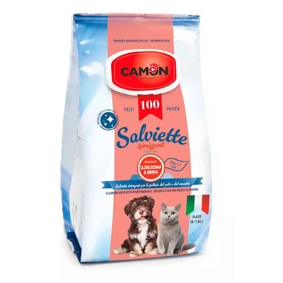 CAMON Toallitas Higienicas Con Clorhexidina Y Mirra 100 Ud