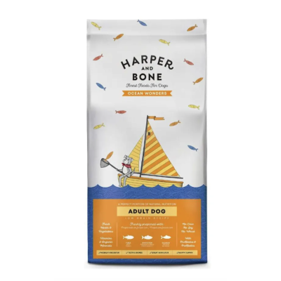 Harper & Bone Dog Adult Medium & Large Ocean Wonders 2 kg – pienso natural para perros adultos