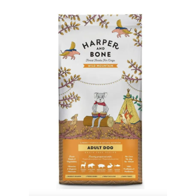 Harper & Bone Dog Adult Medium & Large Wild Mountain 2 kg – pienso natural