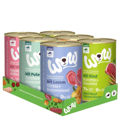 WOW Dog Multipack 6x400gr