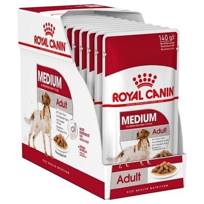 Royal canin dog wet medium adult 10x140gr