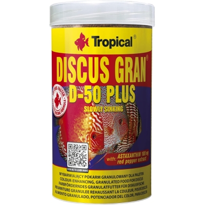 TROPICAL DISCUS GRAN D-50 PLUS 250 ML