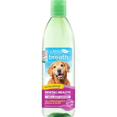 TROPICLEAN Refrescante Bucal para Perros 473ml cuidado oral y aliento fresco