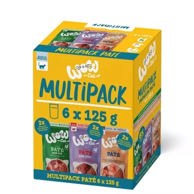 Wow Cat Adulto Salsa multipack 6x125gr