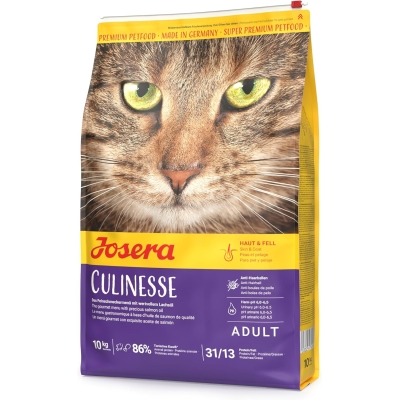 JOSERA Saco Gato Culinesse 400g croqueta de salmón para gatos adultos.