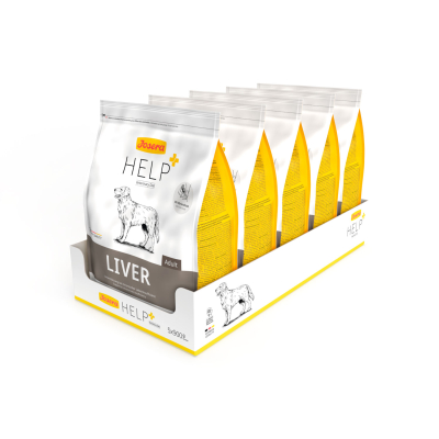 JOSERA Saco Línea Veterinaria Perro Liver Hepático HELP 5x900g pienso hepático para perro