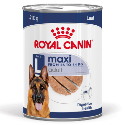 ROYAL CANIN Maxi Adult Cil 12x410gr alimento húmedo para perros adultos de razas grandes con alta digestibilidad.