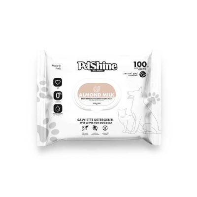 Toallitas Higiene Leche Almendra para perros y gatos