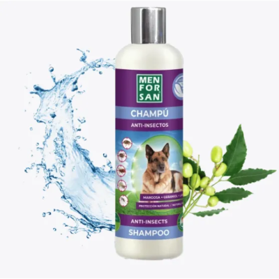 MENFORSAN Champú Repelente Insectifugo perro 300ml higiene canina