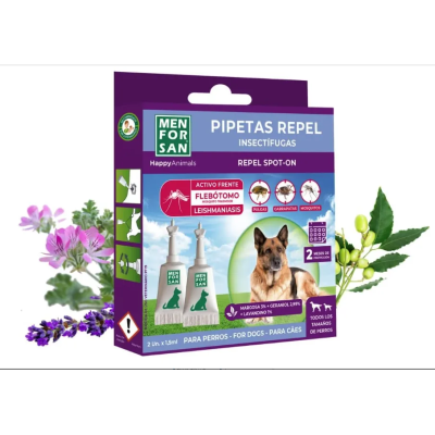 Menforsan pipeta repelente insectifugo perros cuidado higiene canina