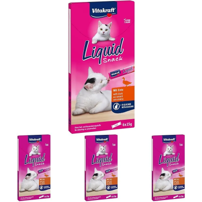 vitakraft liquid snack pato betaglucanos gatos snack liquido gatos