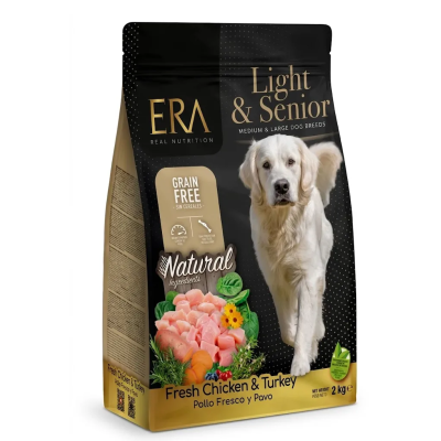 ERA Grain-Free Senior Light Pollo y Pavo perros medianos grandes sin cereales