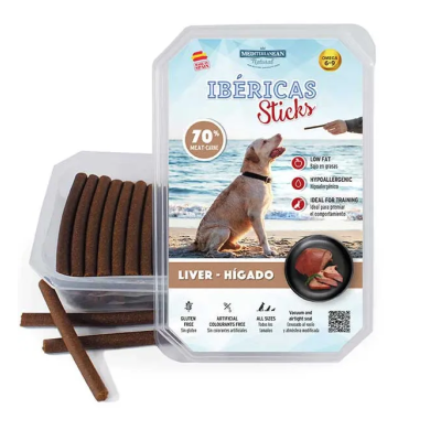 Mediterranean Natural Snacks Ibéricas Sticks de Hígado 800g