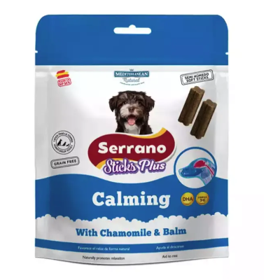 Mediterranean Serrano Sticks Plus Snack Calming para Perros natural