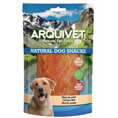 ARQUIVET Tiras de pollo snack para perros