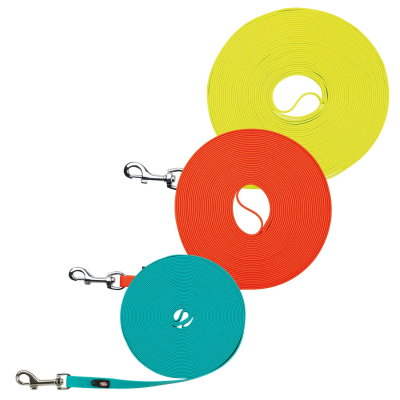 TRIXIE Correa Rastreo Easy Life 10m/17mm Amarillo Neon