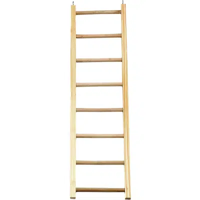 FLAMINGO Escalera para Aves Largo 65cm Madera Natural