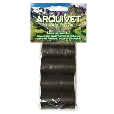 ARQUIVET Bolsas de recambio negras para perros