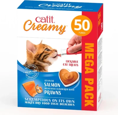 Catit Creamy Pollo, 15x10g