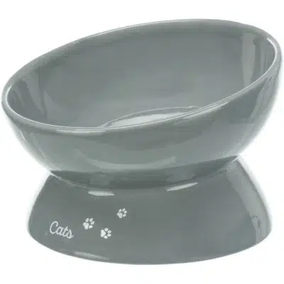 TRIXIE Comedero XXL Ceramica 0.35l 17cm Gris